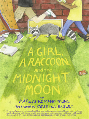 cover image of A Girl, a Raccoon, and the Midnight Moon